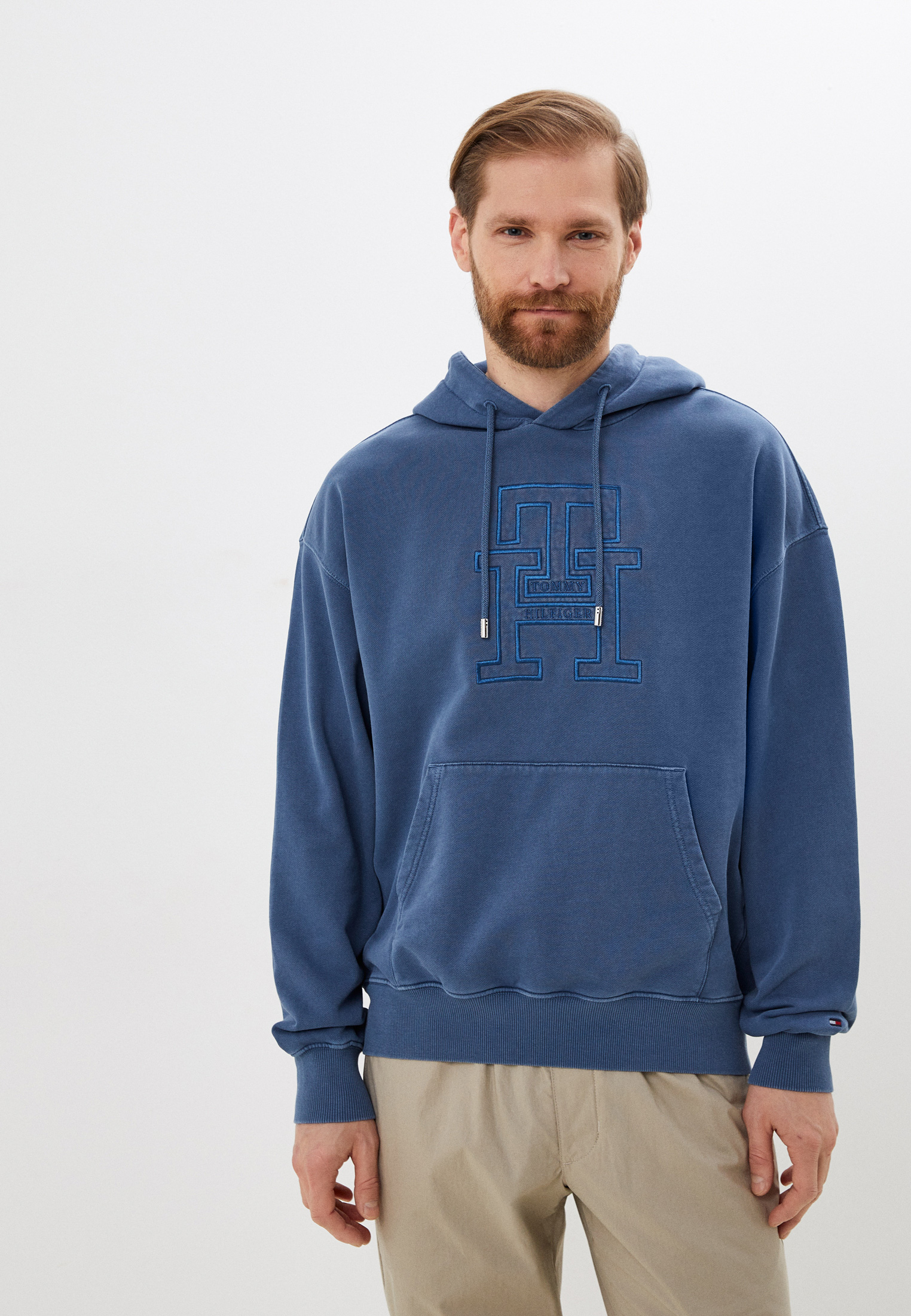 Худи Tommy Hilfiger, цвет: синий, RTLACN217601 — купить в интернет ...