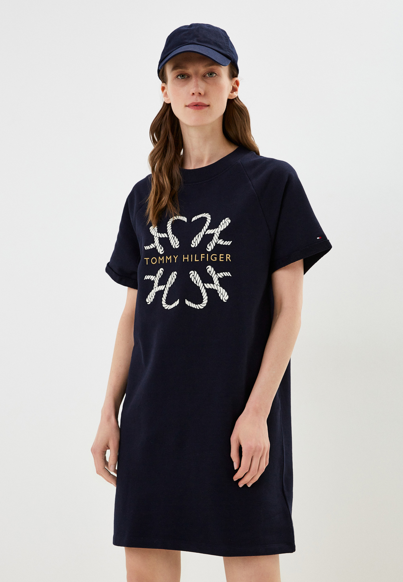 Платье Tommy Hilfiger, цвет: синий, RTLACN223301 — купить в интернет ...