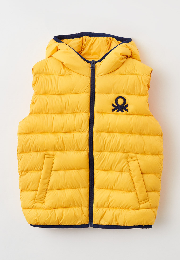 Жилет утепленный United Colors of Benetton, цвет: желтый, RTLACN287901 ...
