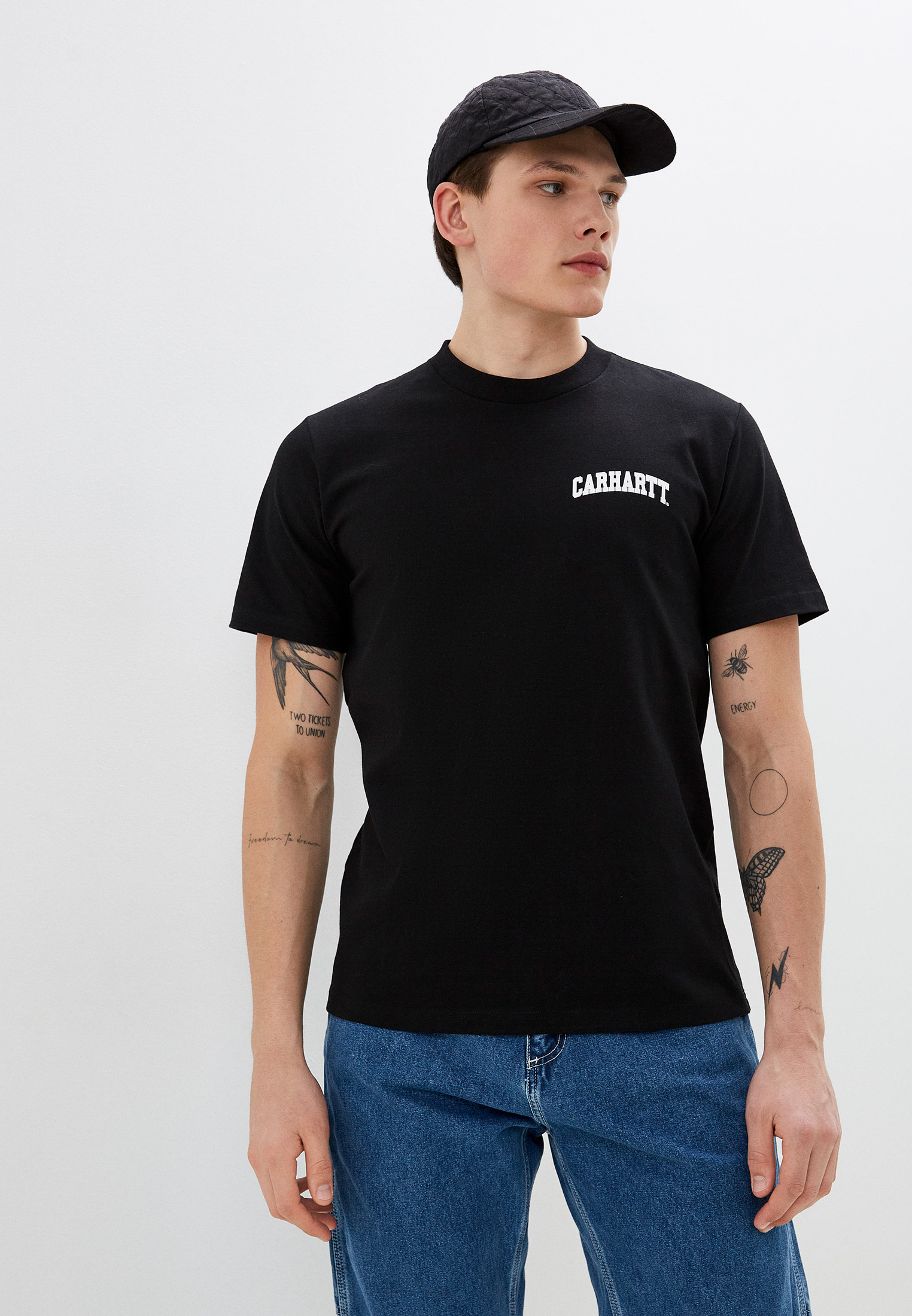 Футболка Carhartt WIP, цвет: черный, RTLACN387201 — купить в интернет ...
