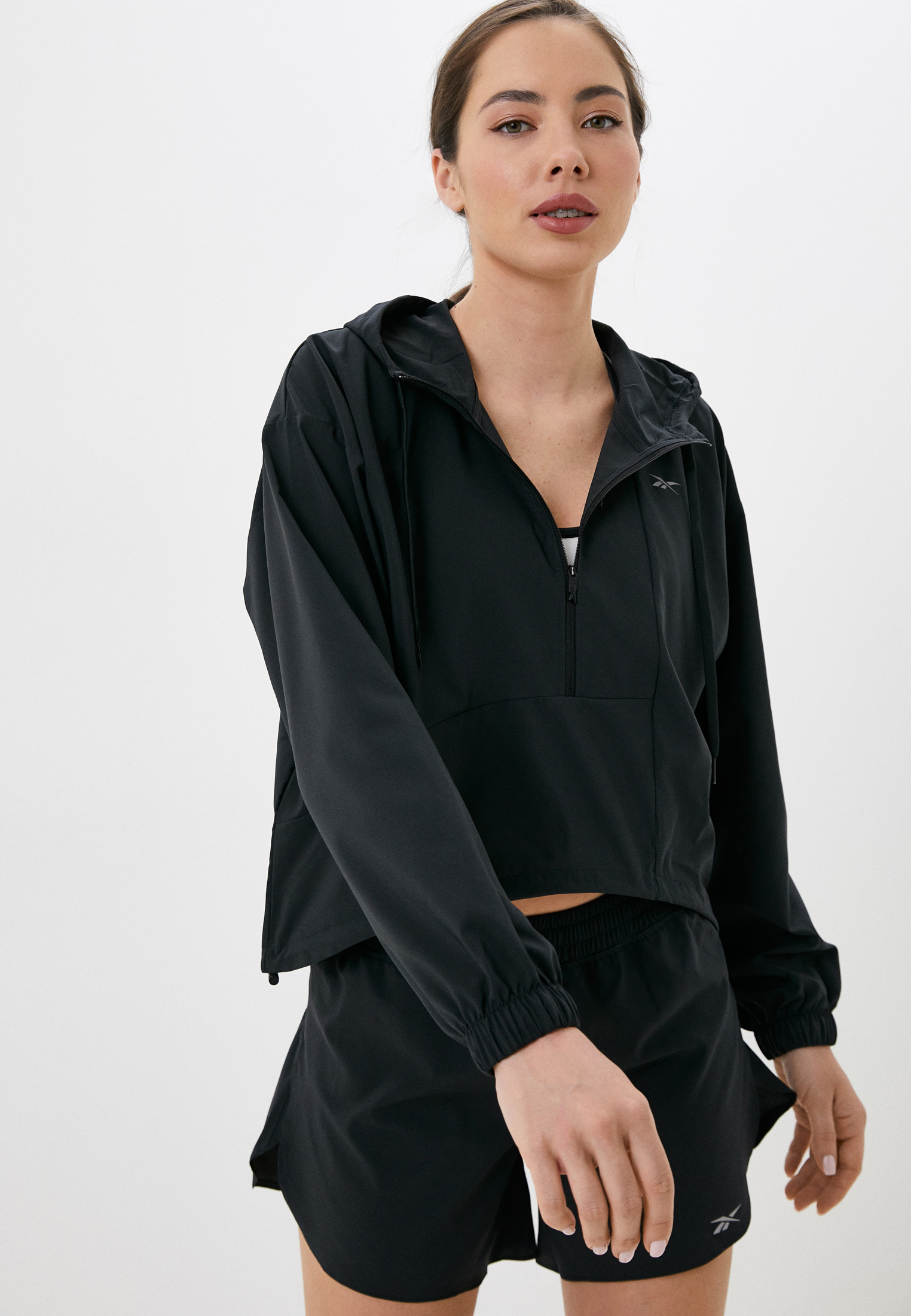 Ветровка Reebok RUNNING WOVEN JACKET, цвет: черный, RTLACN590701 ...