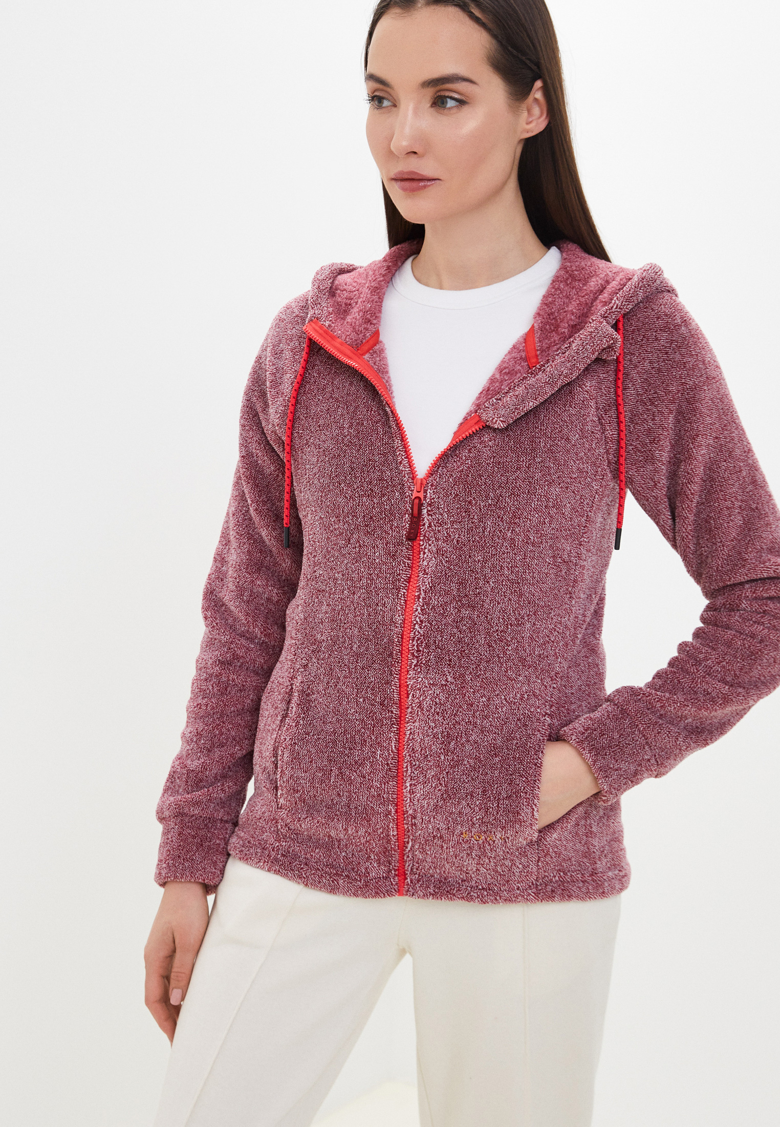 Толстовка Roxy, цвет: красный, RTLACN723801 — купить в интернет ...