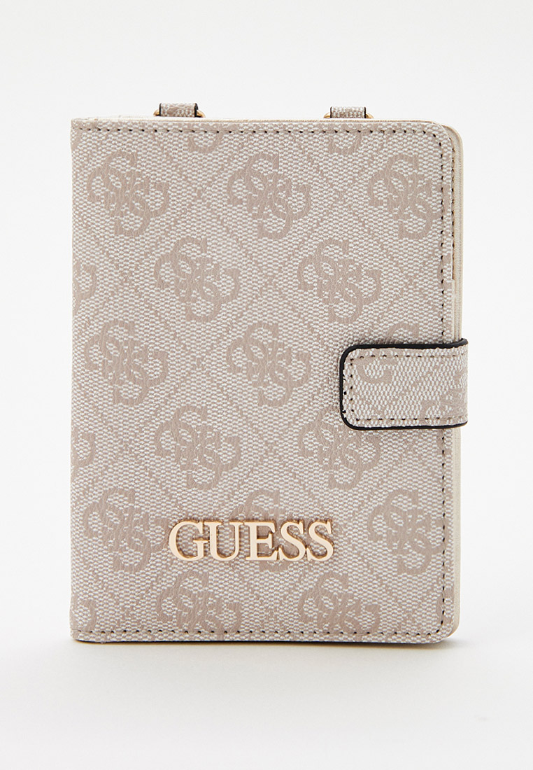 Обложка для паспорта Guess, цвет: бежевый, RTLACN970201 — купить в ...