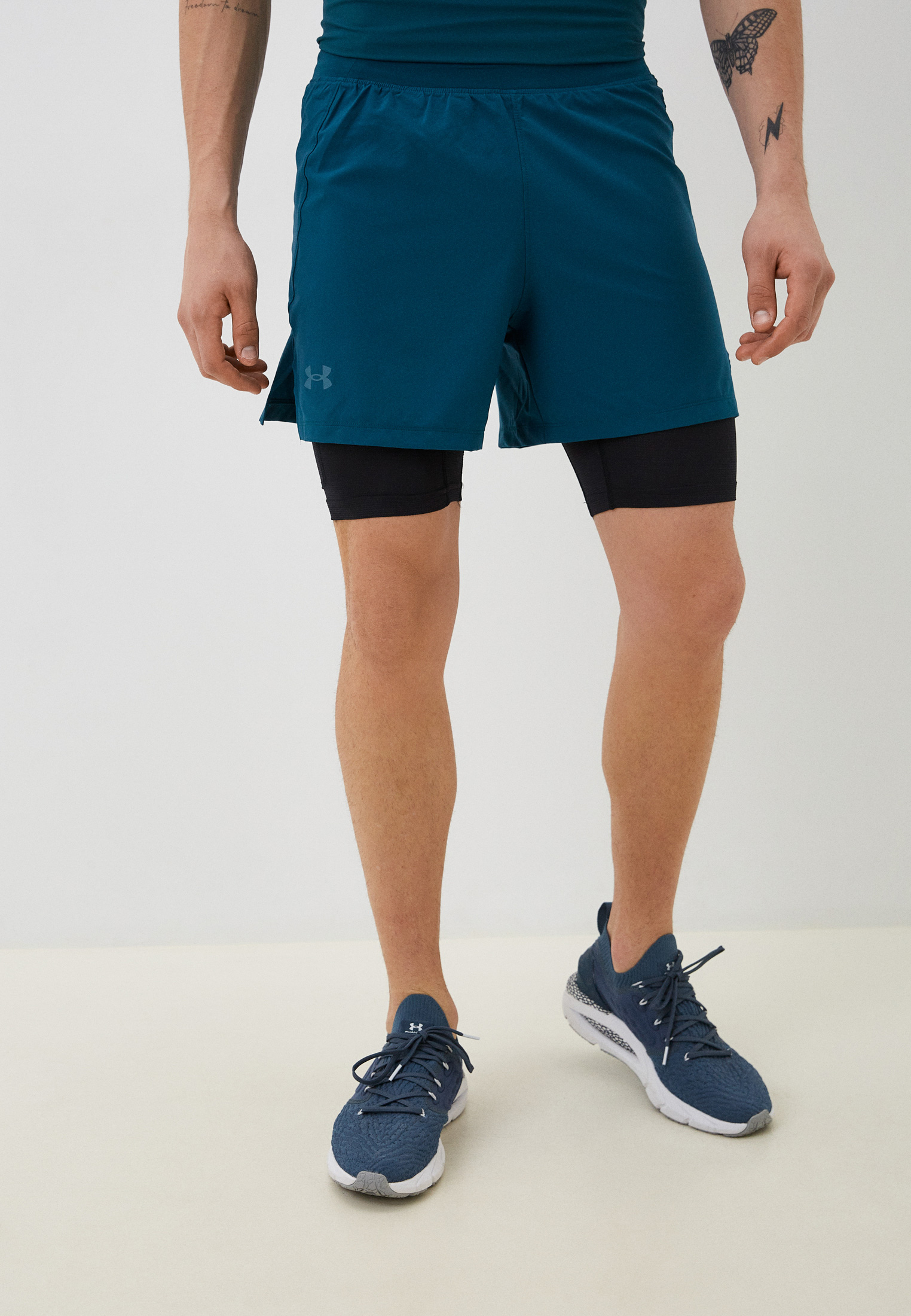 Шорты спортивные Under Armour UA ISOCHILL RUN 2N1 SHORT, цвет ...