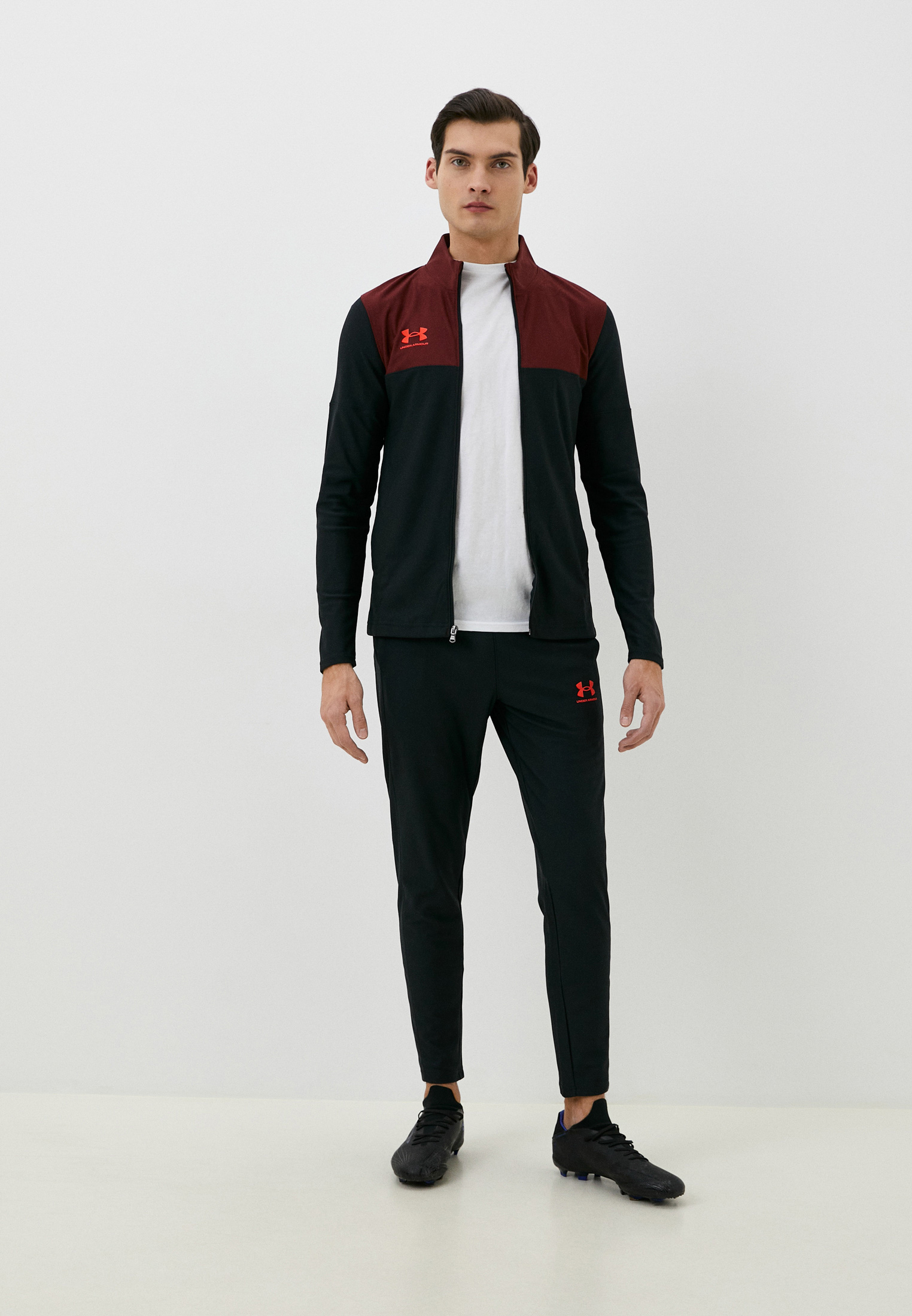 Костюм спортивный Under Armour CHALLENGER TRACKSUIT, цвет: бордовый ...