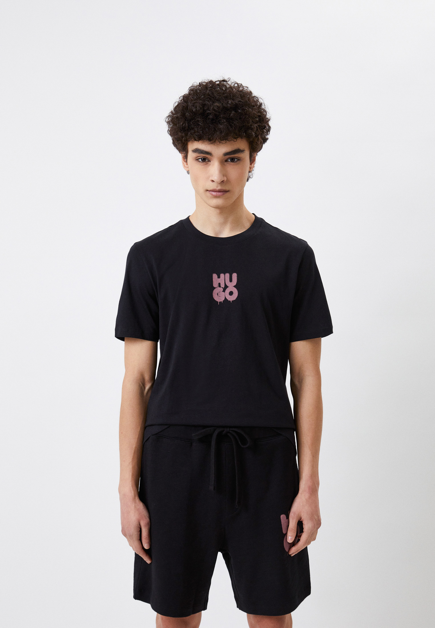 Футболка Hugo, цвет: черный, RTLACO381201 — купить в интернет-магазине ...