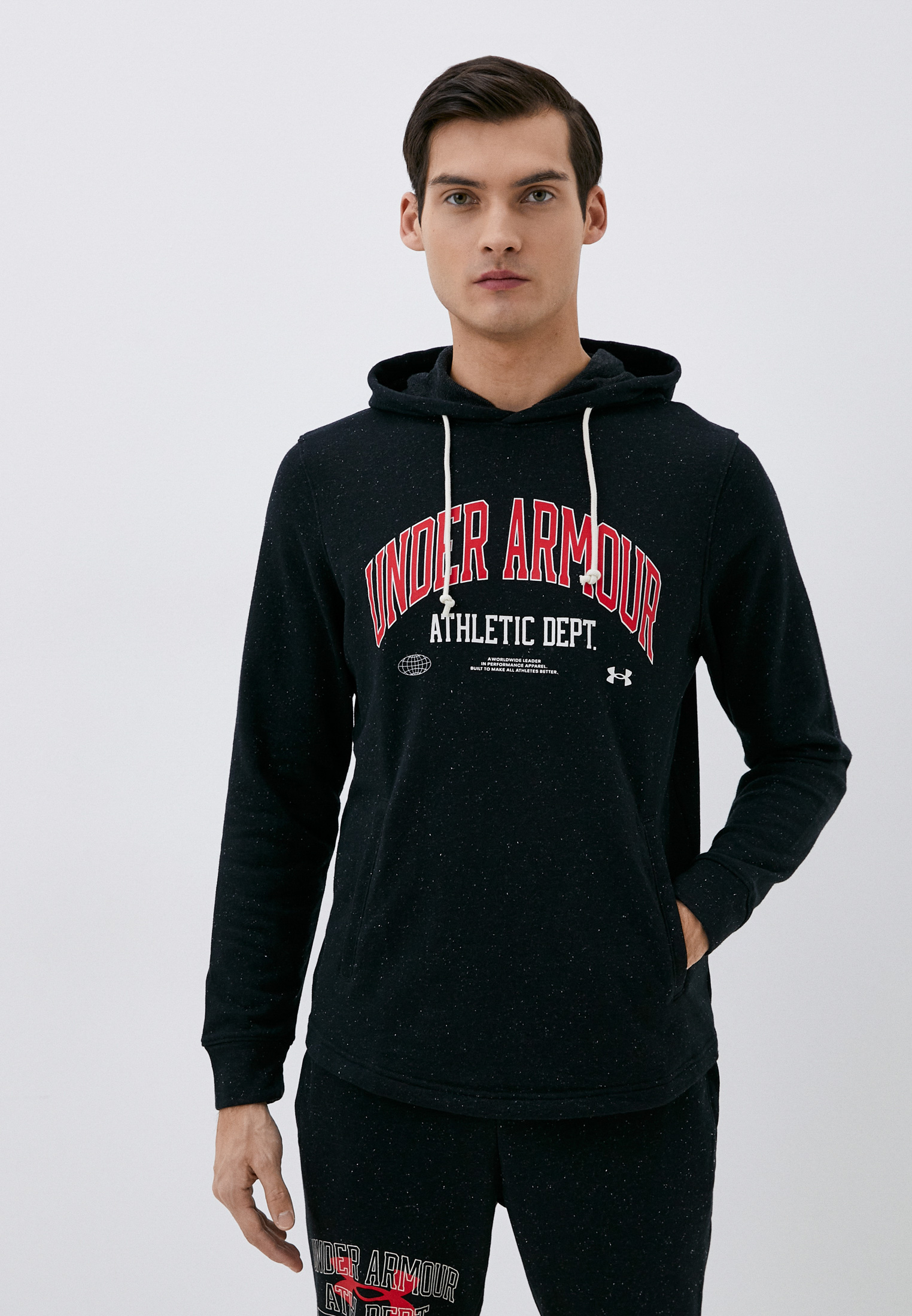 Худи Under Armour UA RIVAL TRY ATHLC DEPT HD, цвет: черный ...