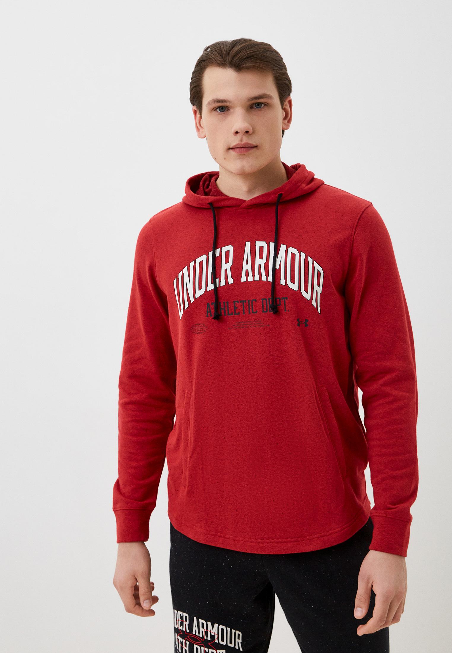 Худи Under Armour UA RIVAL TRY ATHLC DEPT HD, цвет: красный ...