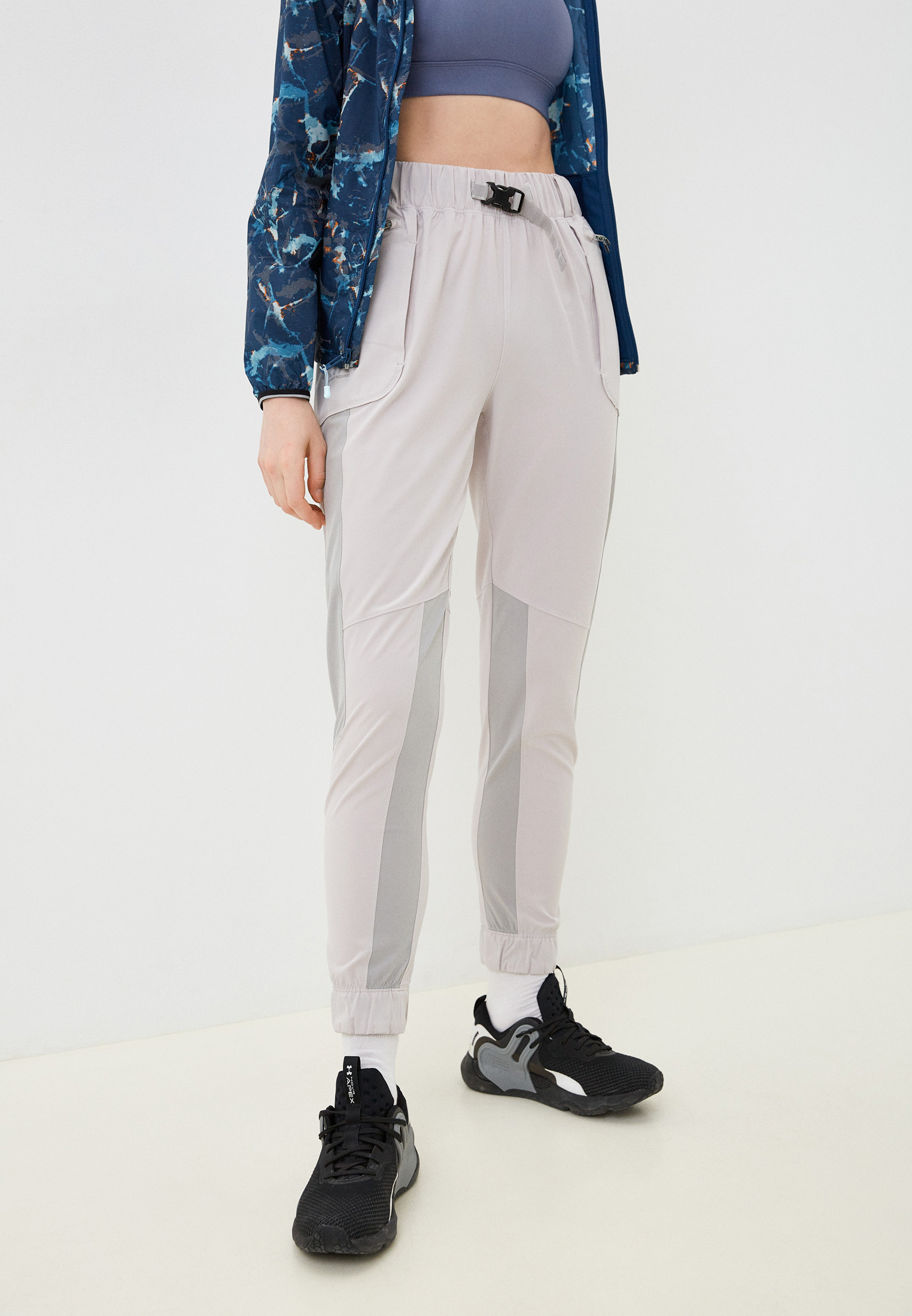 Брюки спортивные Under Armour UA RUN STORM TRAIL PANT, цвет: серый ...