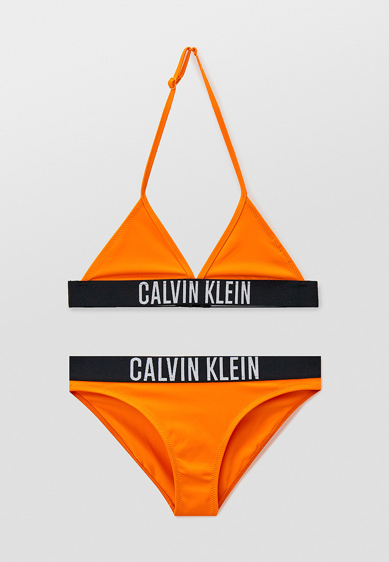 Купальник Calvin Klein, цвет: оранжевый, RTLACO535701 — купить в ...