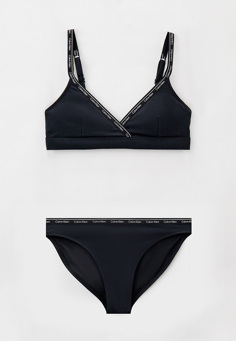 Купальник Calvin Klein, цвет: черный, RTLACO535801 — купить в интернет ...