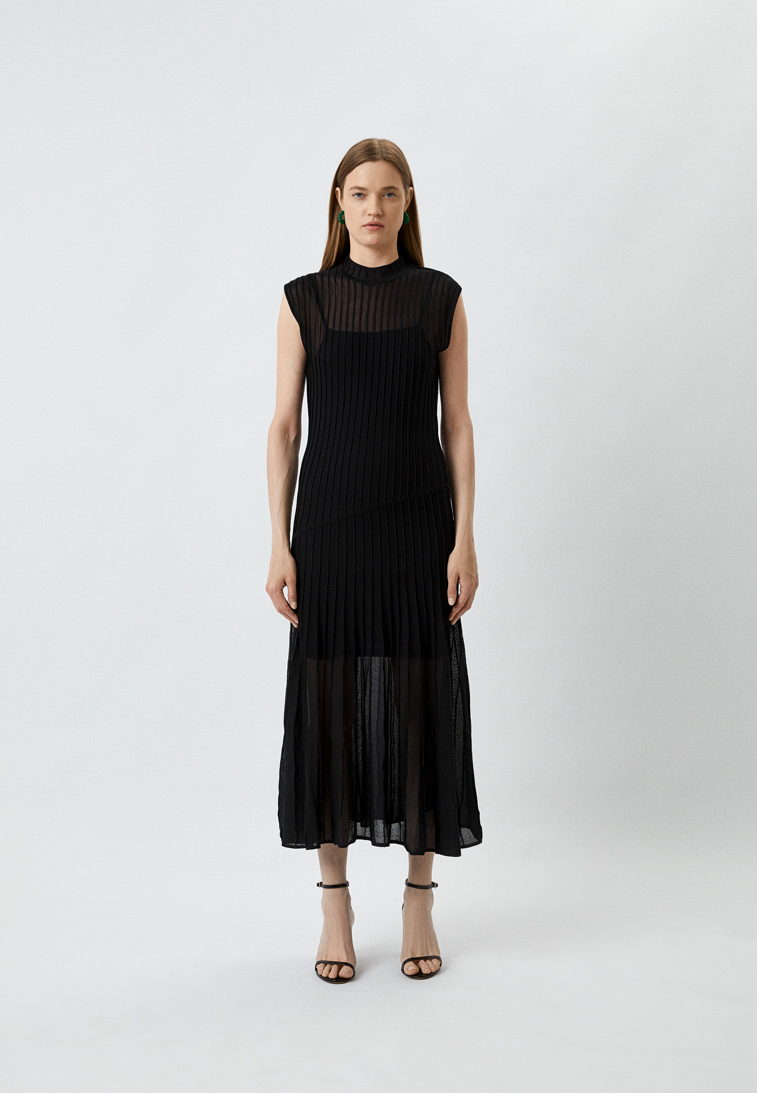 Платье Calvin Klein, цвет: черный, RTLACO536402 — купить в интернет ...
