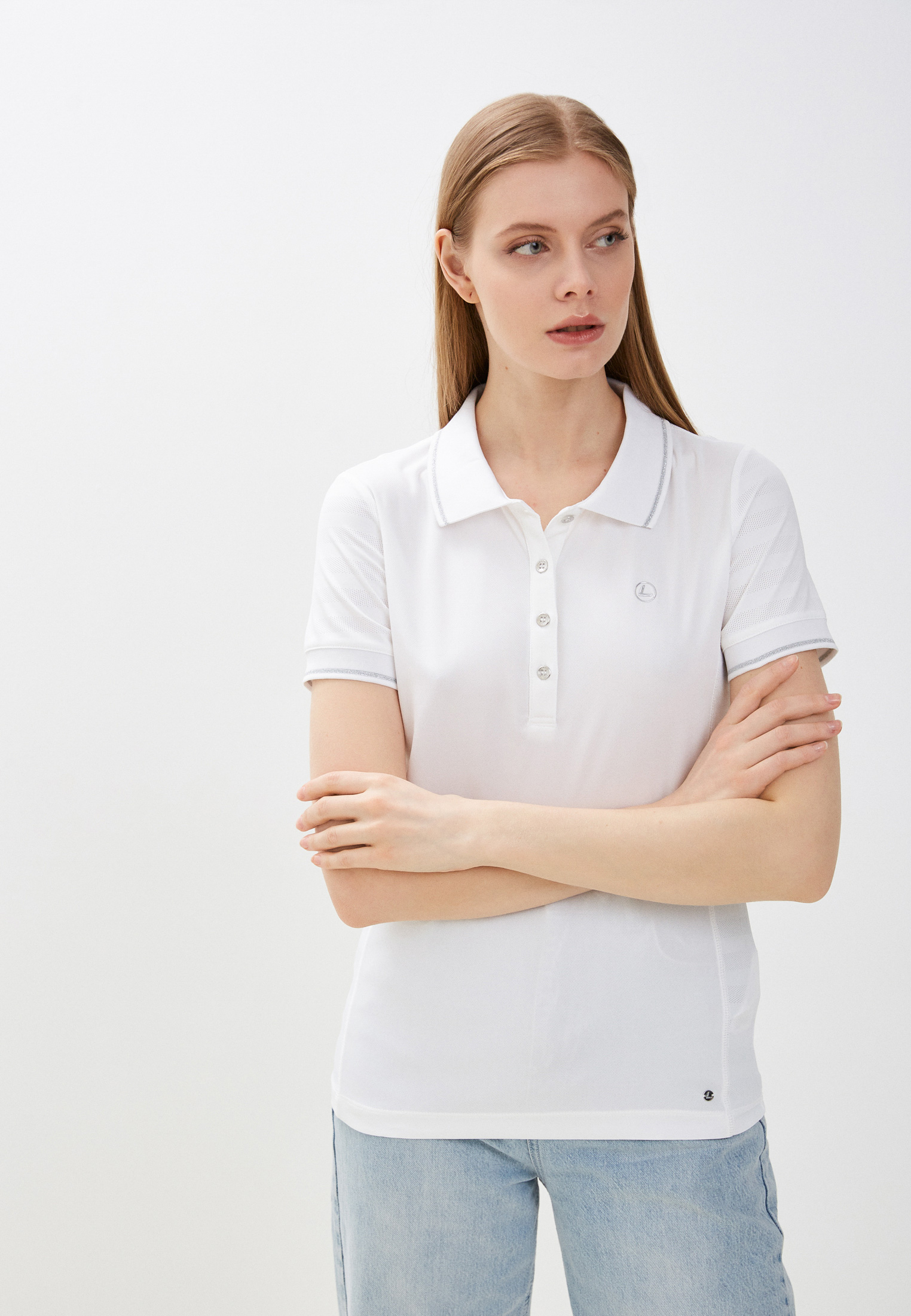 Поло Luhta LUHTA ERIKSDAL, цвет: белый, RTLACO584801 — купить в ...