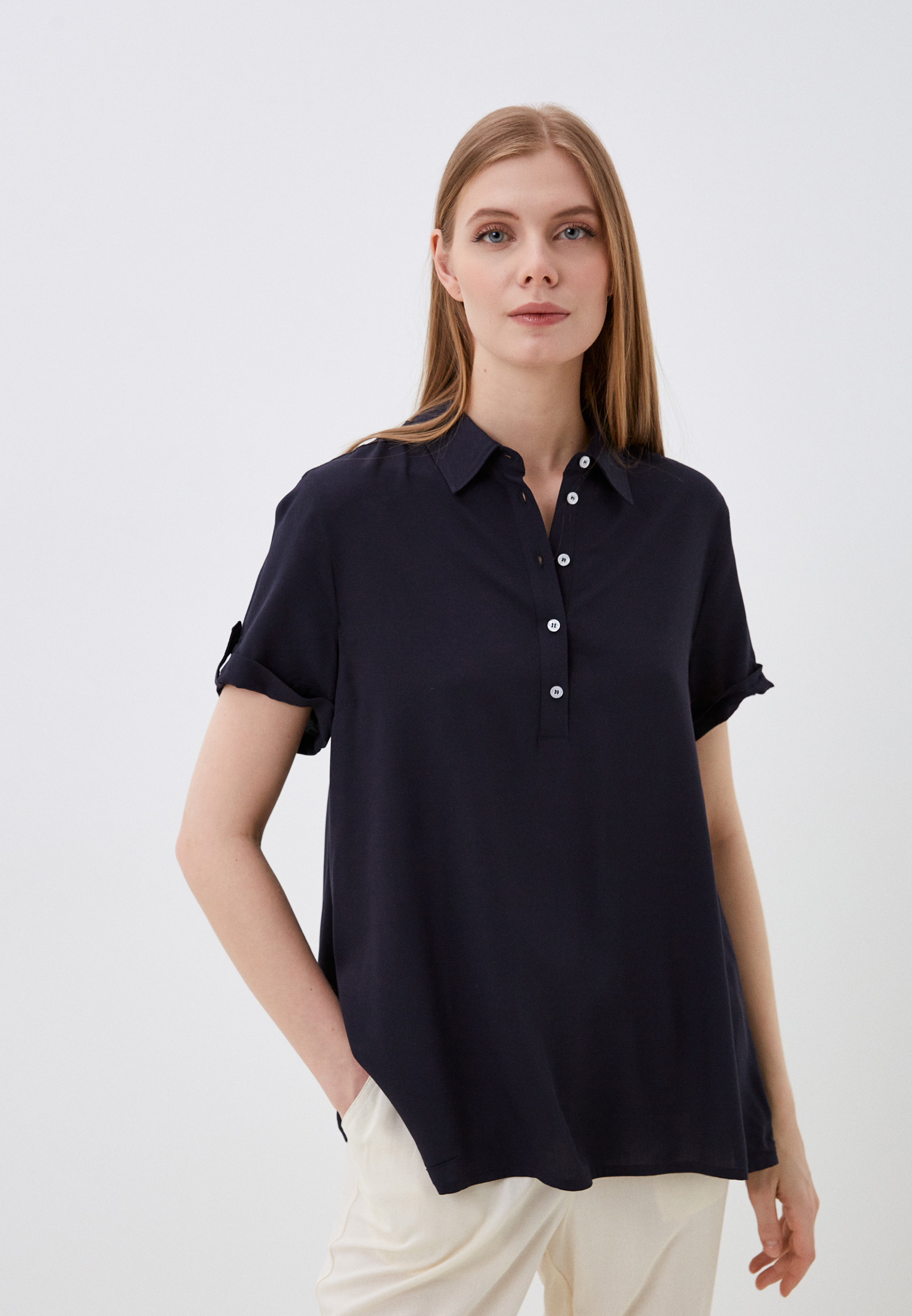 Блуза Luhta LUHTA HYPPEIS, цвет: синий, RTLACO607801 — купить в ...