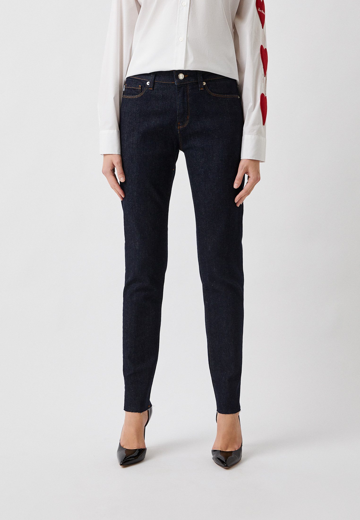 Джинсы Love Moschino, цвет: синий, RTLACO680601 — купить в интернет ...