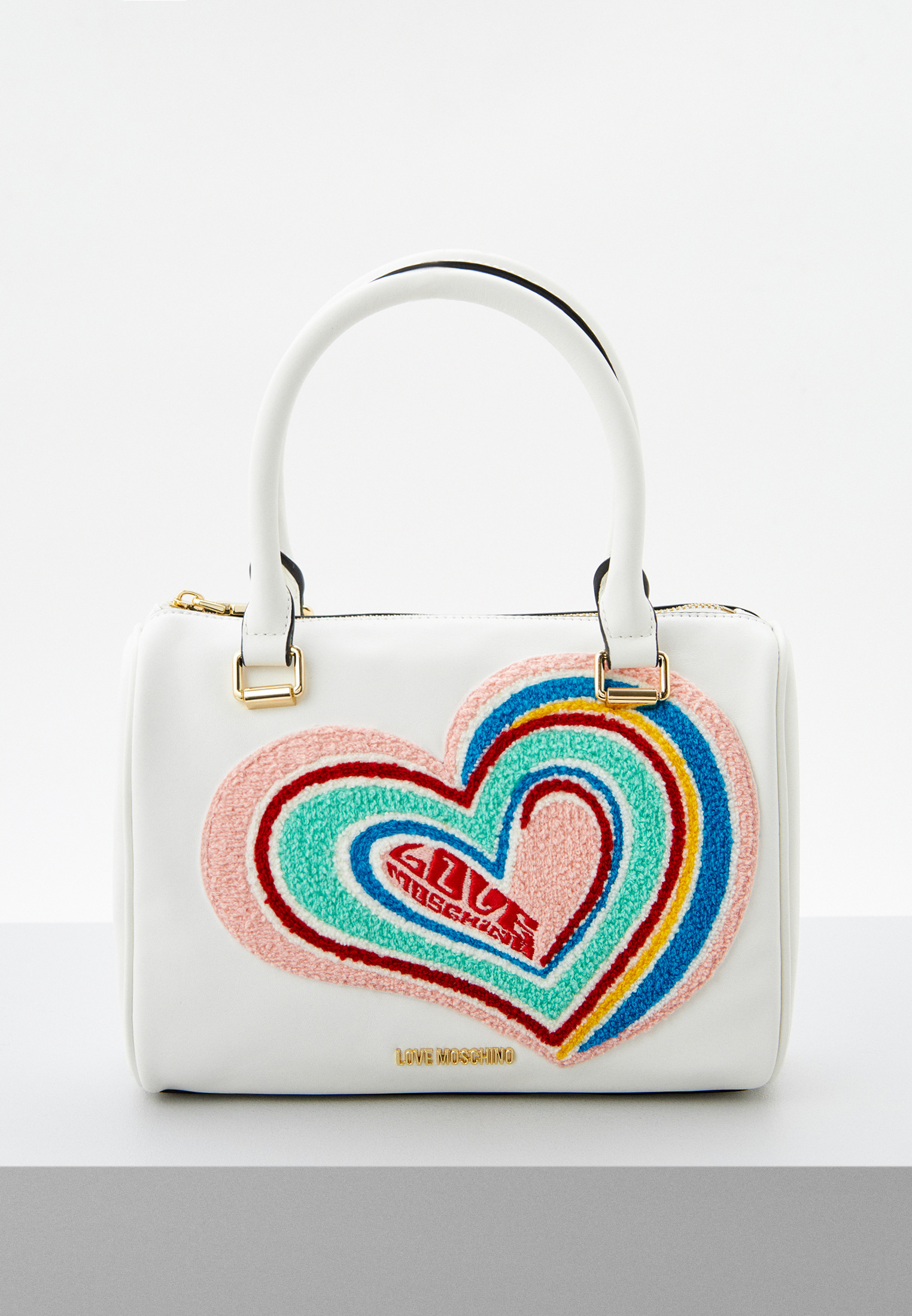 Сумка Love Moschino, цвет: белый, RTLACO777901 — купить в интернет ...