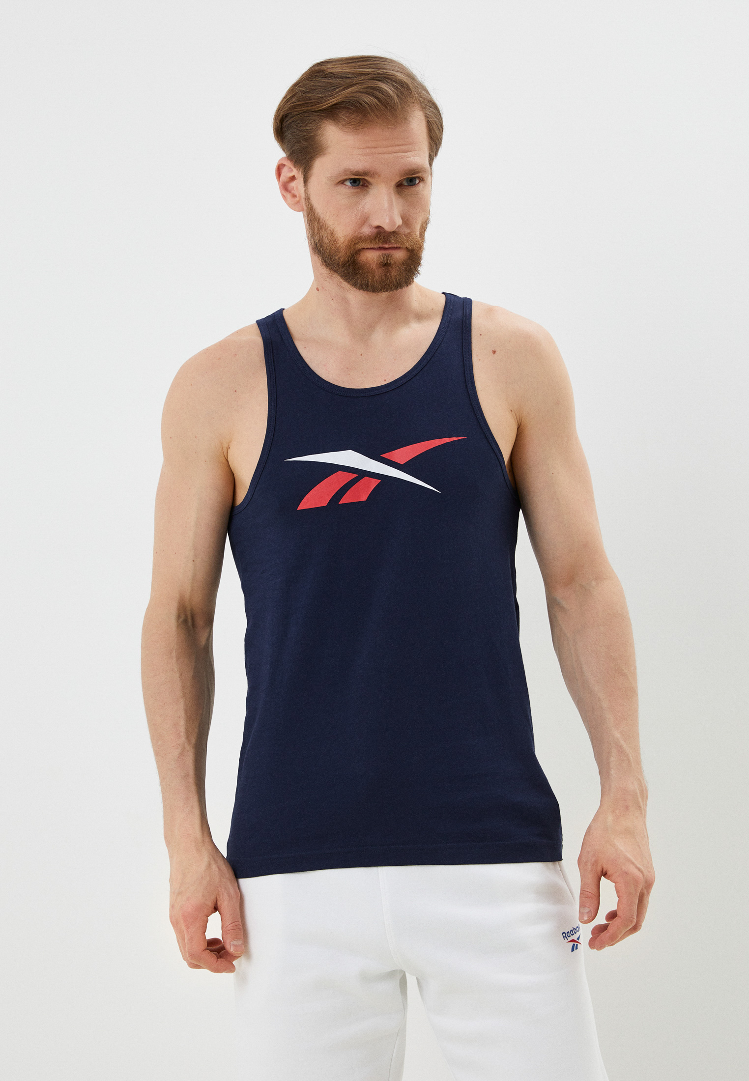 Майка Reebok GS VECTOR TANK, цвет: синий, RTLACO862401 — купить в ...