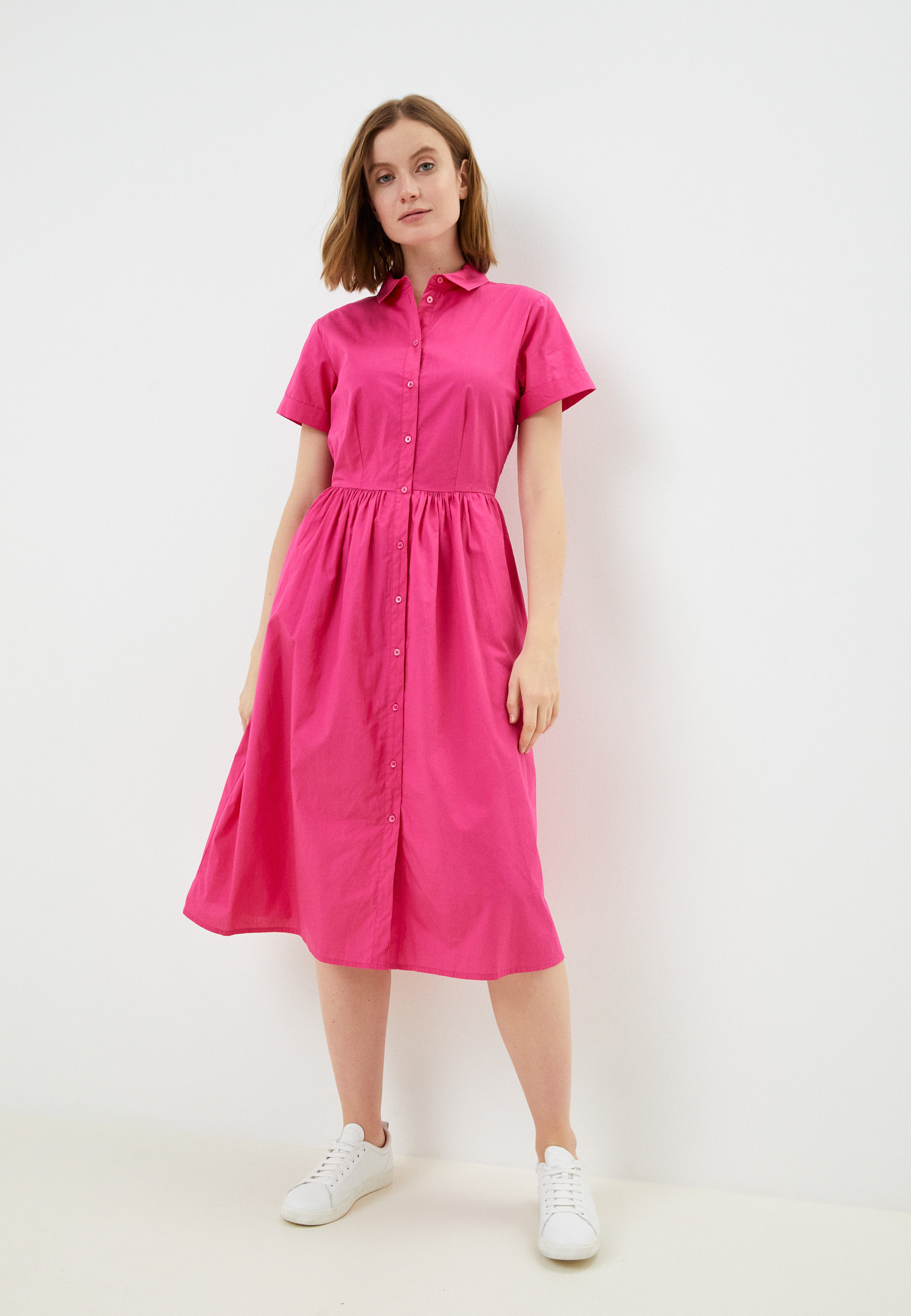 Платье United Colors of Benetton, цвет: фуксия, RTLACP098501 — купить в ...