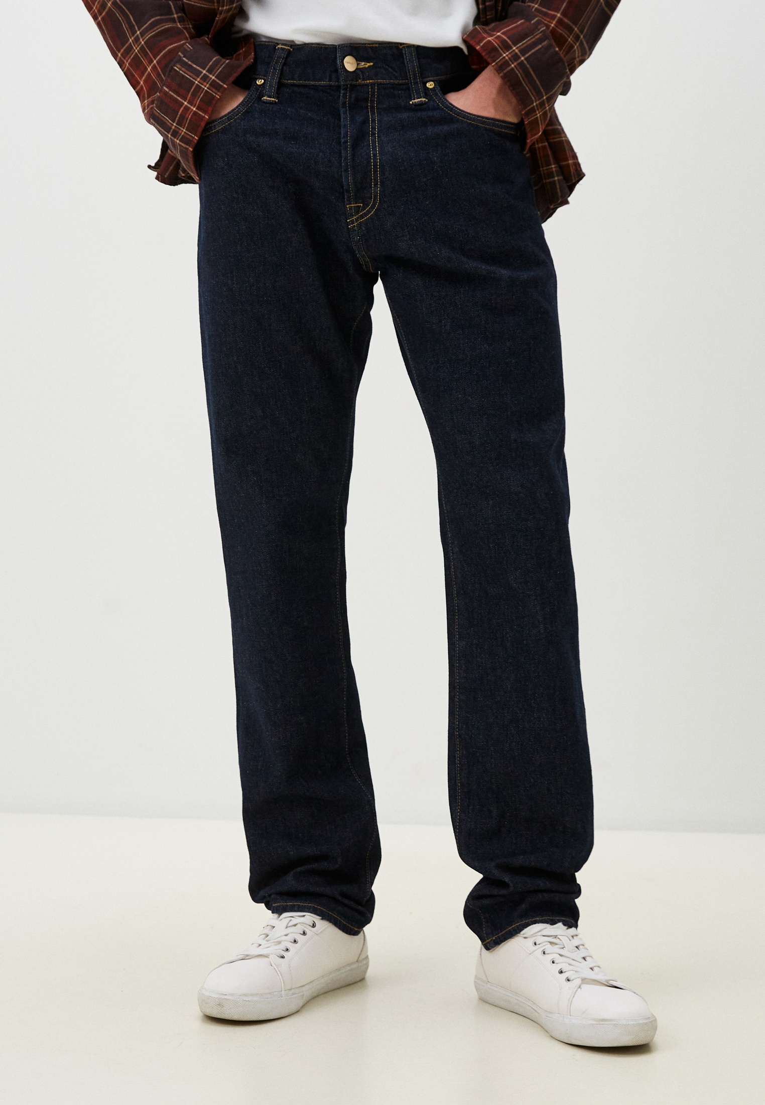 Джинсы Carhartt WIP, цвет: синий, RTLACP359901 — купить в интернет ...