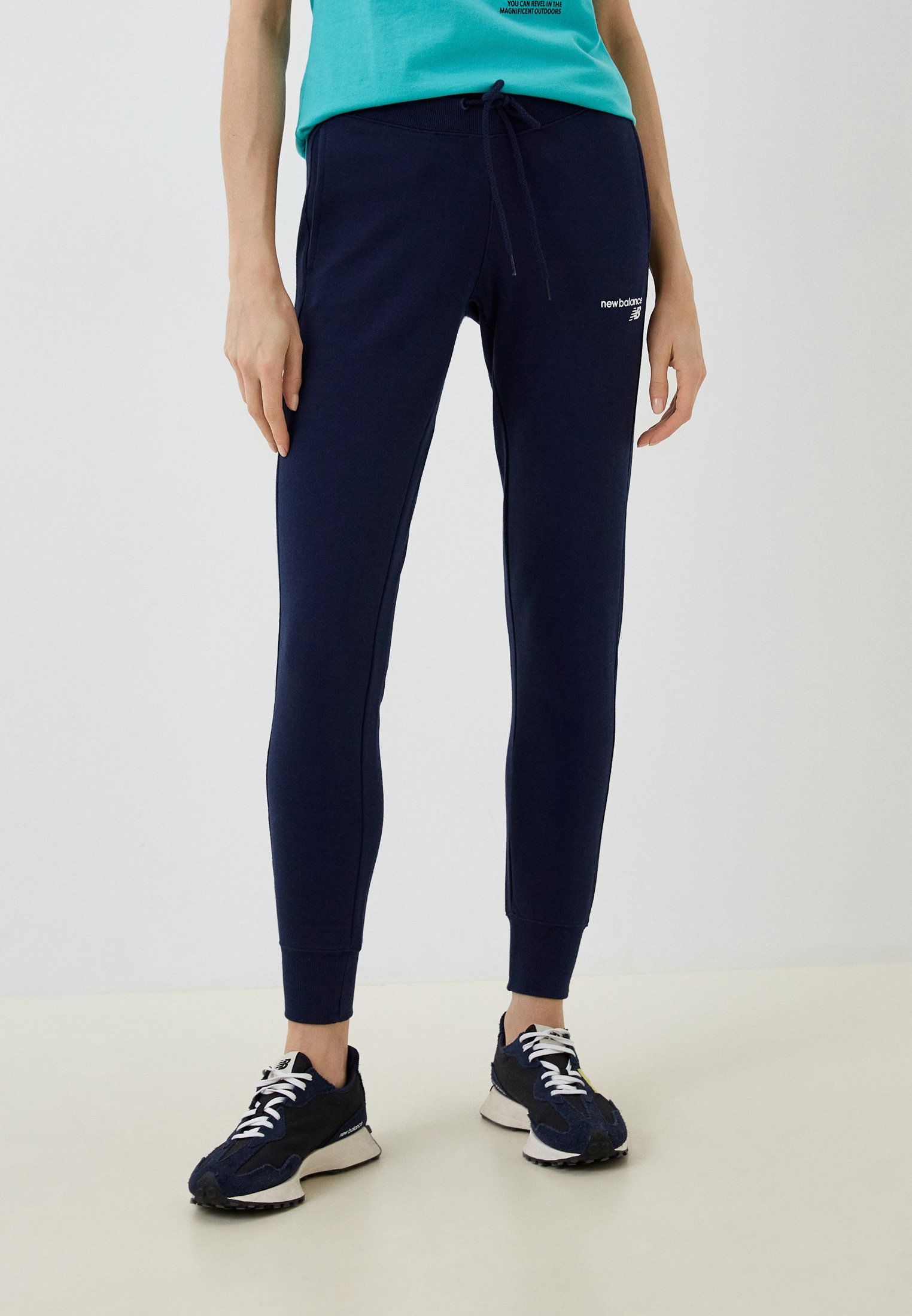 Брюки спортивные New Balance, цвет: синий, RTLACP739001 — купить в ...