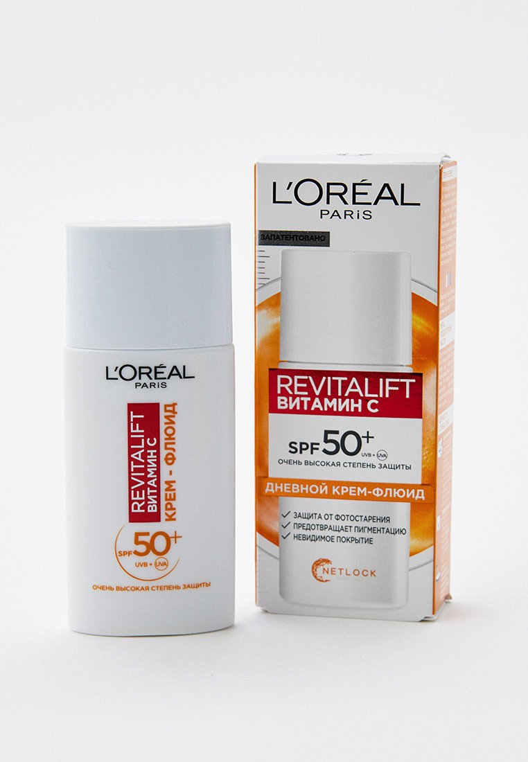 Флюид для лица L'Oreal Paris Revitalift Витамин C, spf 50, дневной, 50 ...