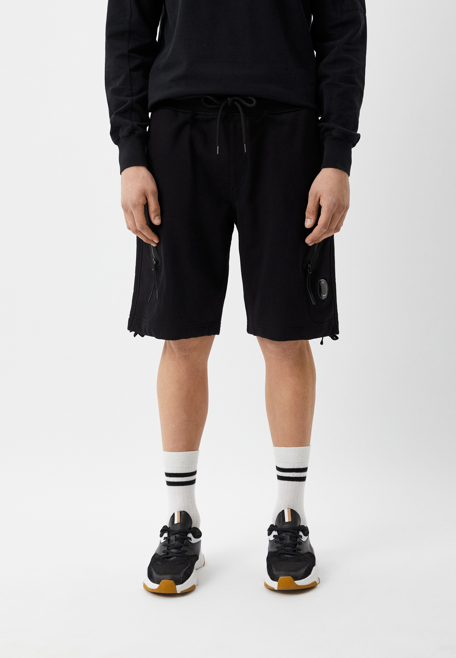 Шорты спортивные C.P. Company, цвет: черный, RTLACQ261901 — купить в ...