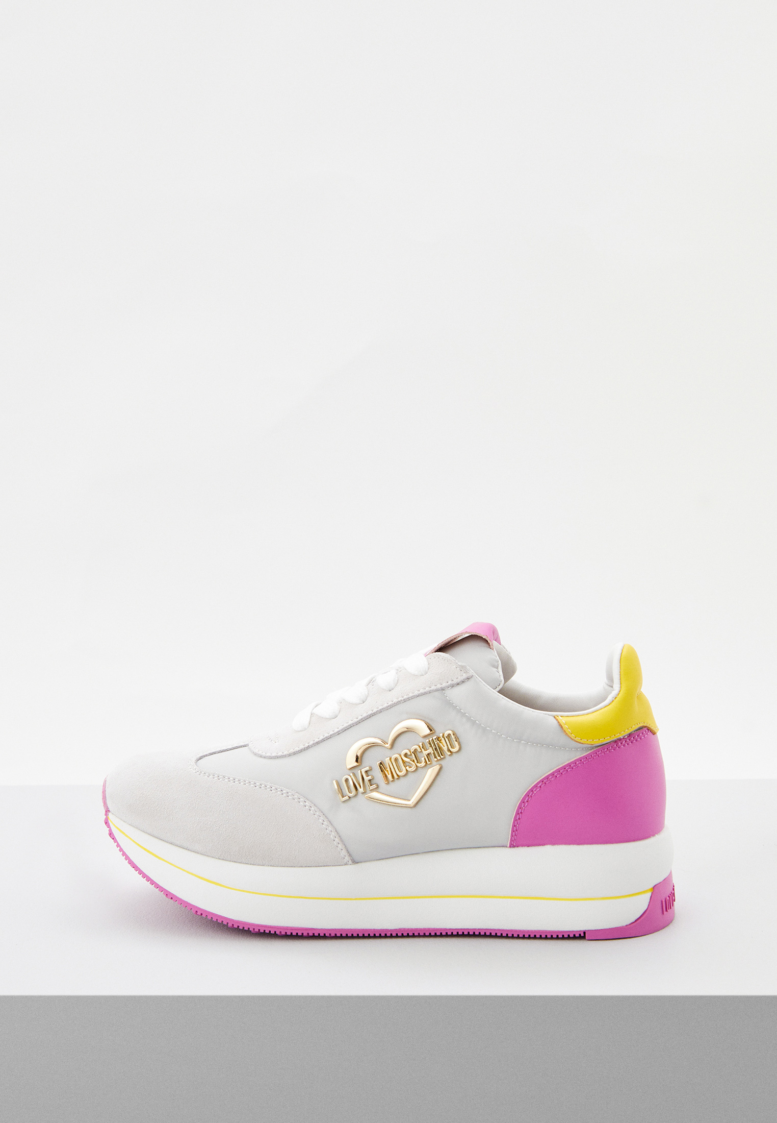 Кроссовки Love Moschino, цвет: серый, RTLACQ316601 — купить в интернет ...