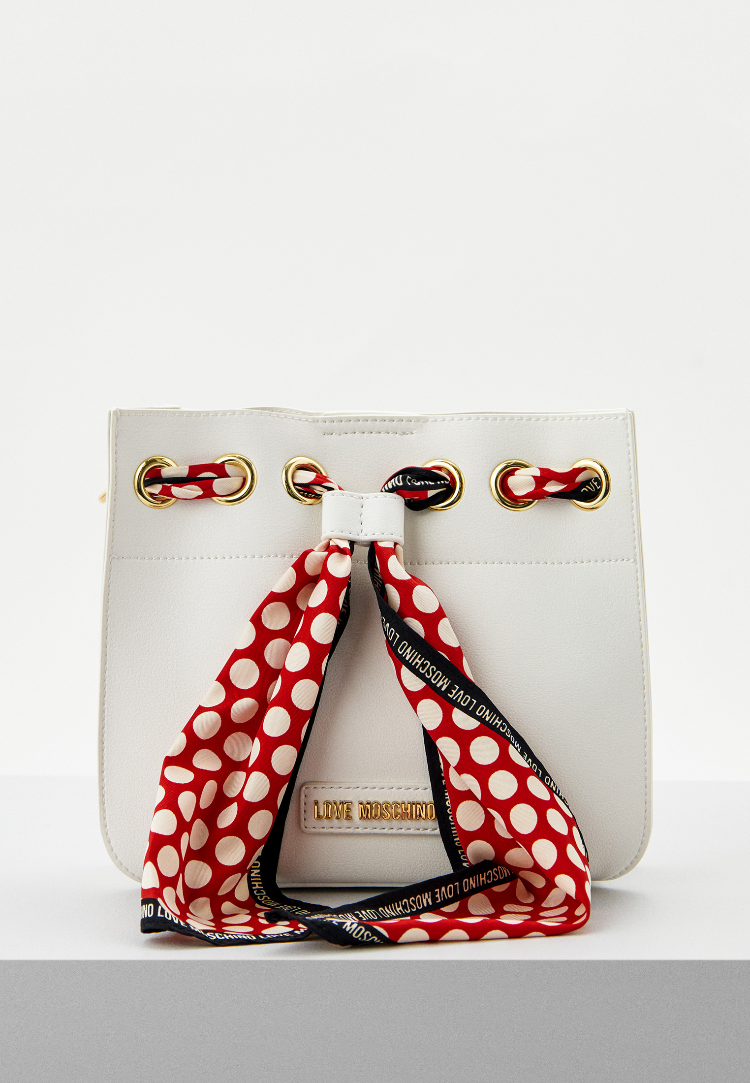 Сумка Love Moschino, цвет: белый, RTLACQ324001 — купить в интернет ...