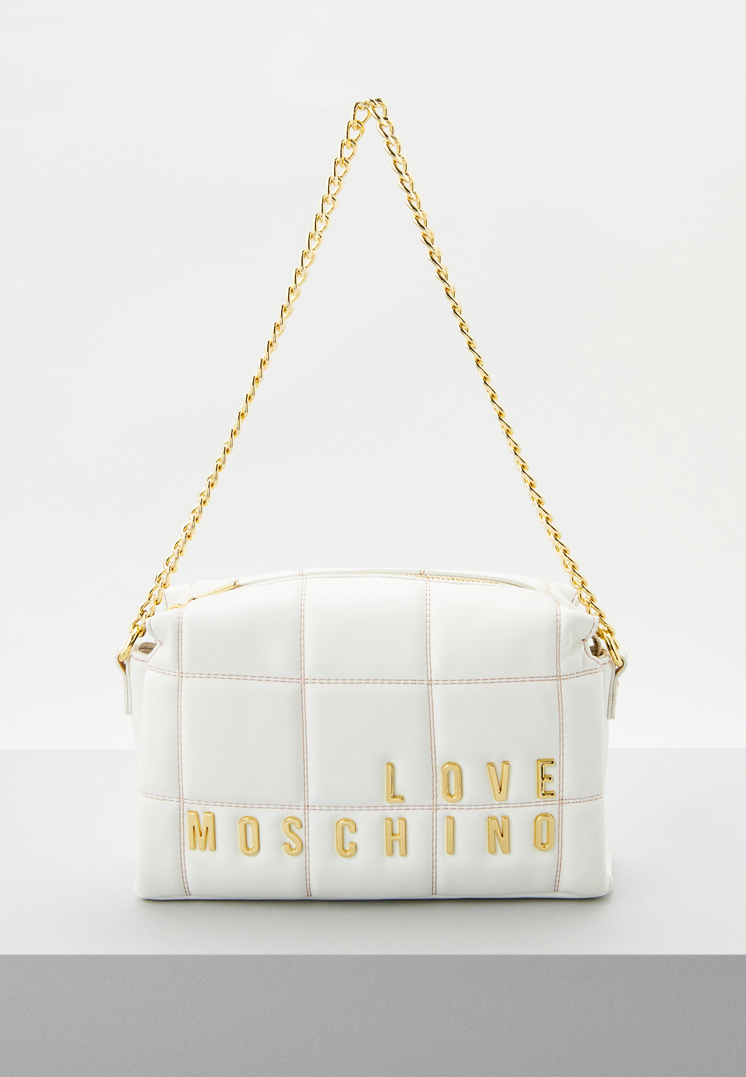 Сумка Love Moschino, цвет: белый, RTLACQ325101 — купить в интернет ...
