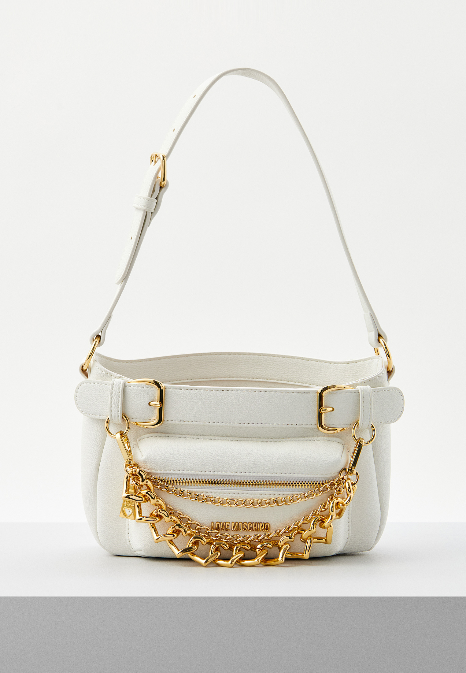 Сумка Love Moschino, цвет: белый, RTLACQ326401 — купить в интернет ...