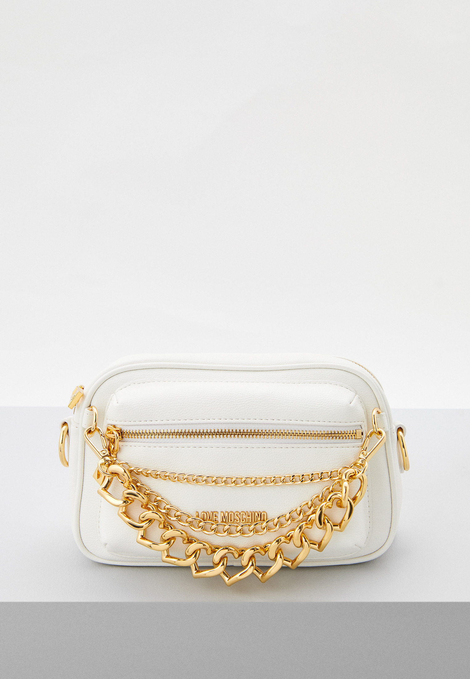 Сумка Love Moschino, цвет: белый, RTLACQ326501 — купить в интернет ...