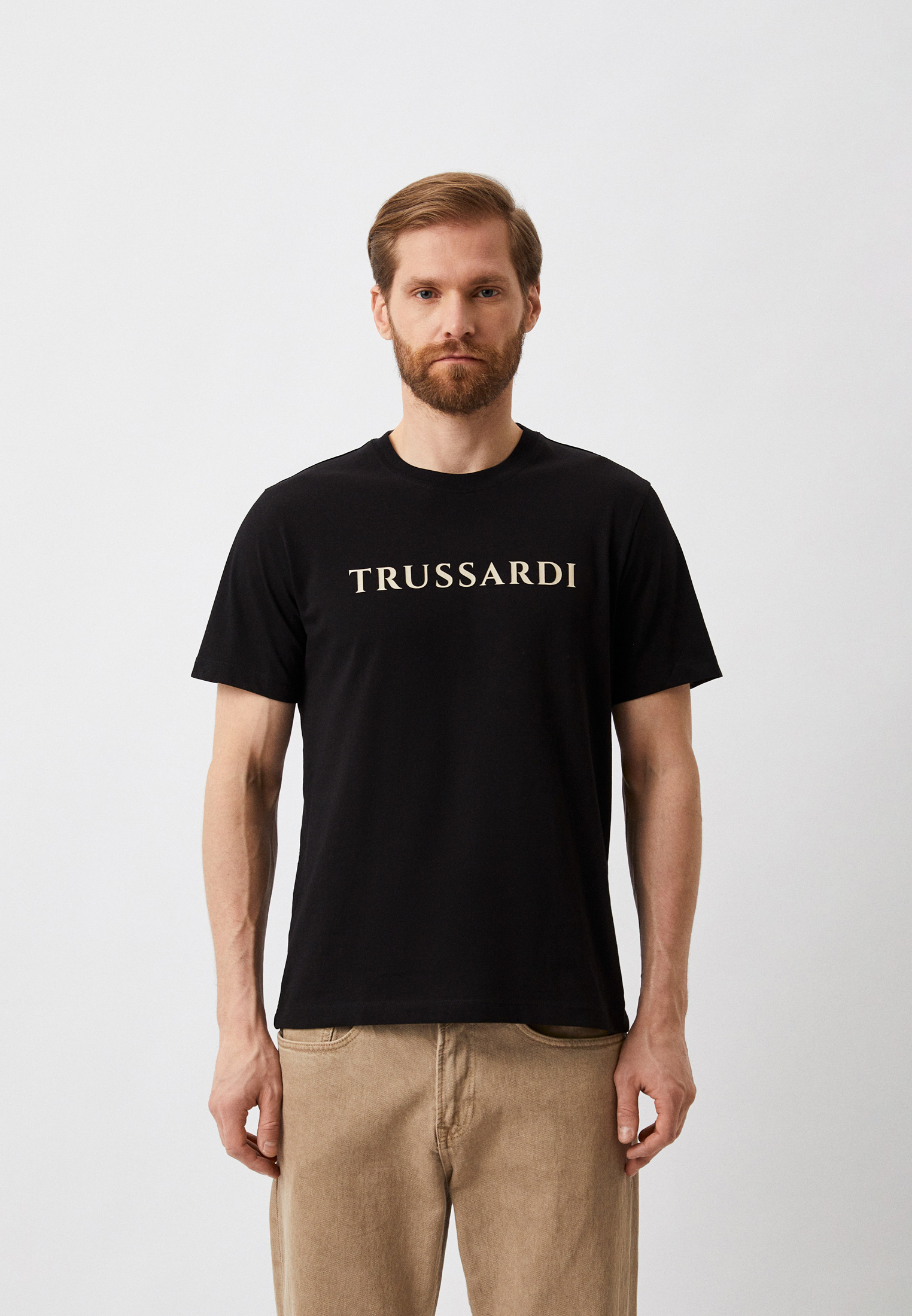 Футболка Trussardi, цвет: черный, RTLACQ579701 — купить в интернет ...