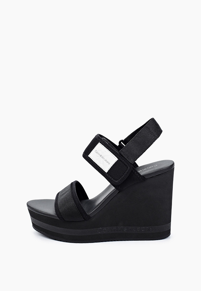 Босоножки Calvin Klein Jeans, цвет: черный, RTLACQ749201 — купить в ...