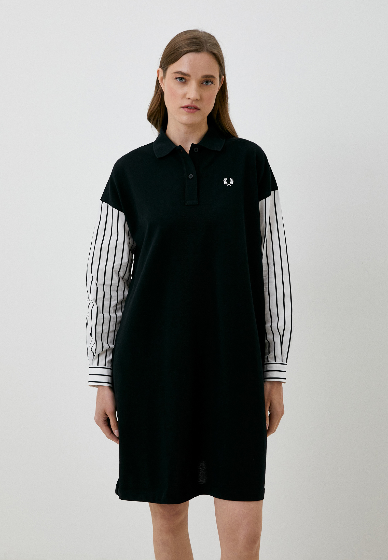 Платье Fred Perry, цвет: черный, RTLACQ759801 — купить в интернет ...