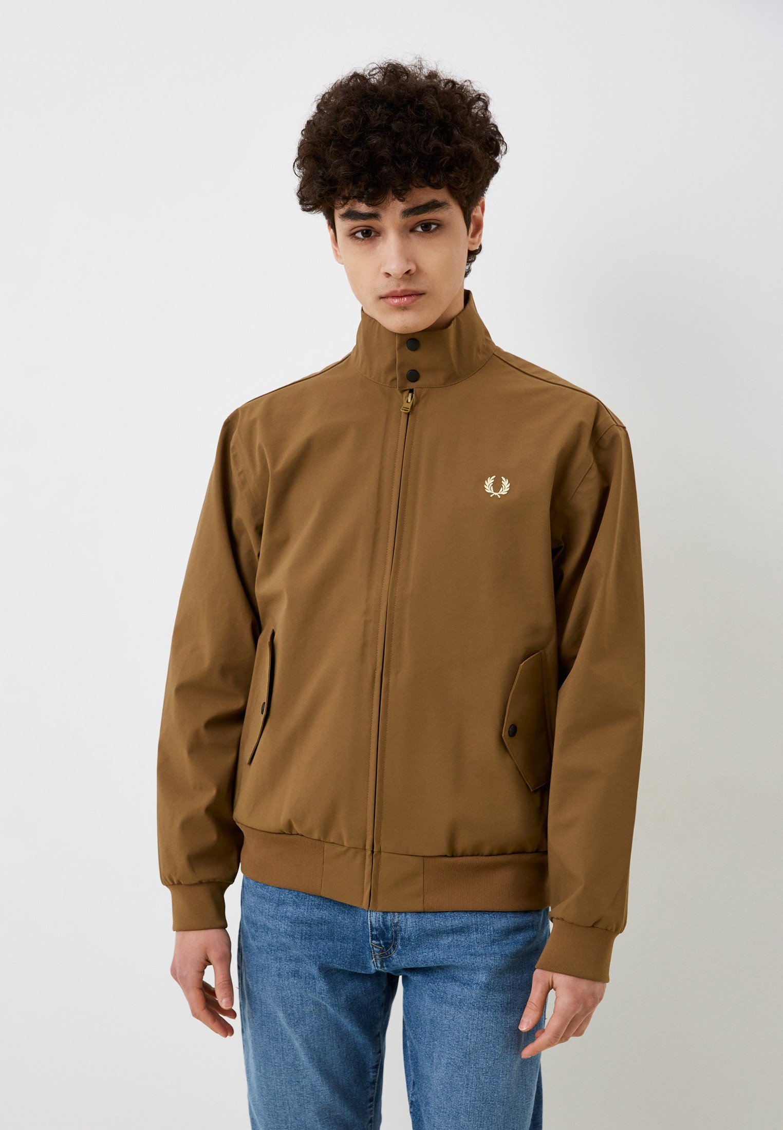 Куртка Fred Perry, цвет: хаки, RTLACQ760301 — купить в интернет ...