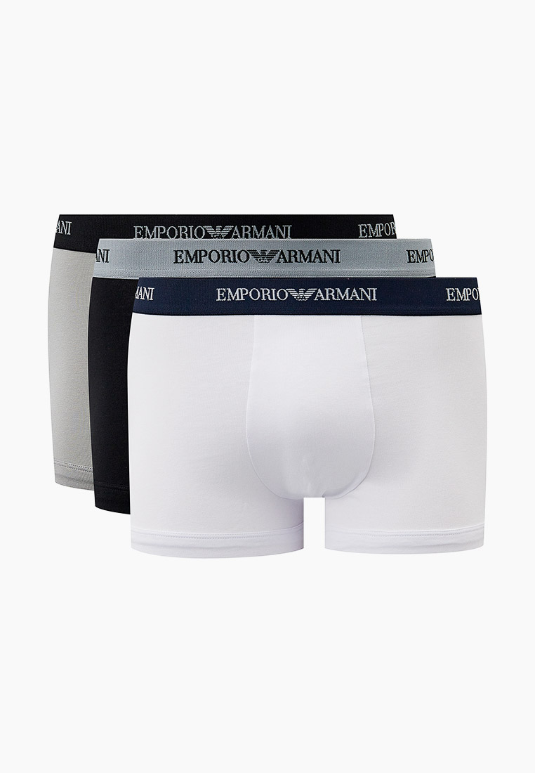 Трусы 3 шт. Emporio Armani, цвет: белый, RTLACQ797001 — купить в ...