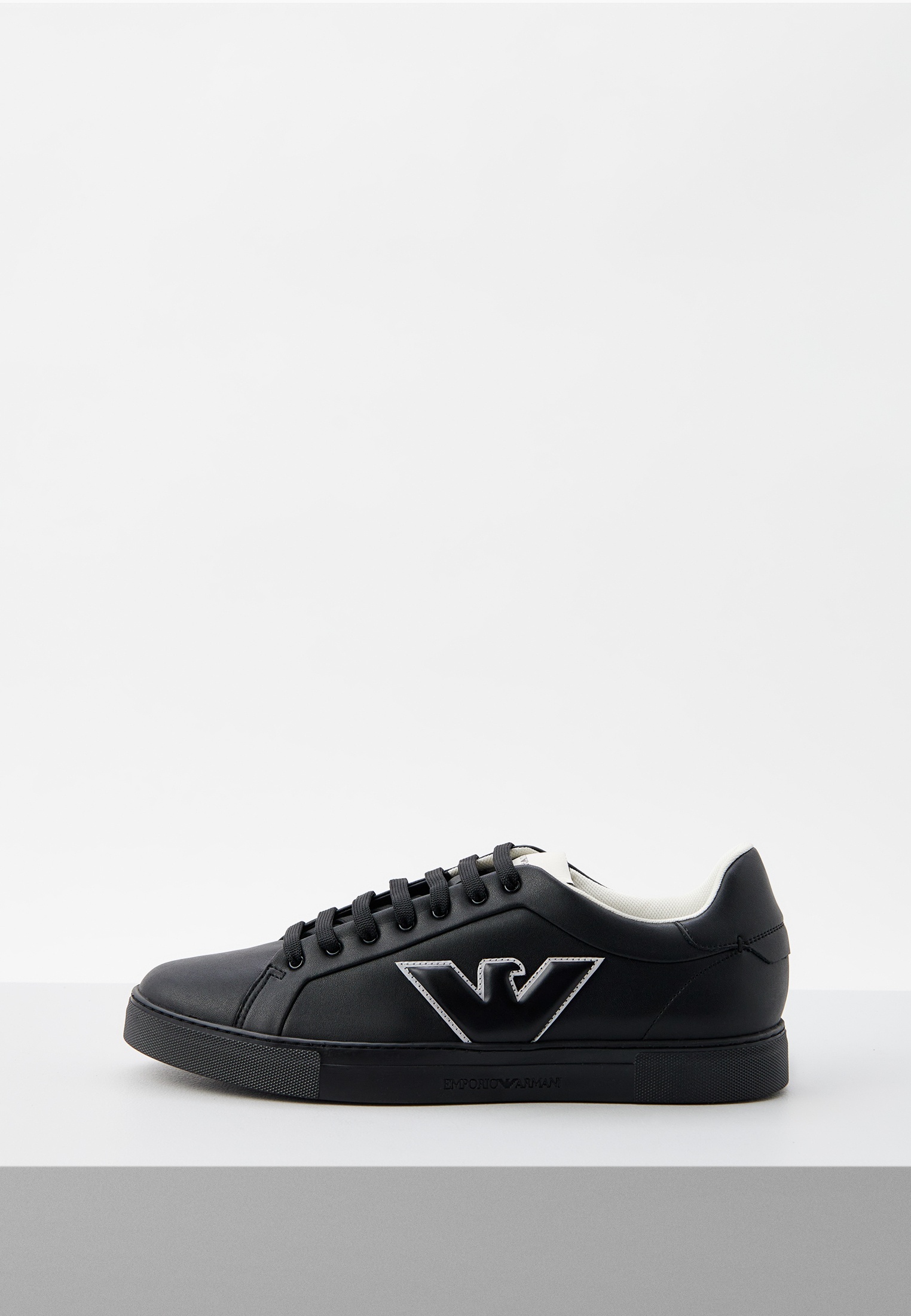 Кеды Emporio Armani, цвет: черный, RTLACT450101 — купить в интернет ...
