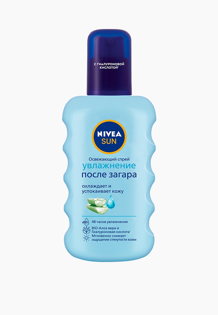 Спрей после загара Nivea с охлаждающим и успокаивающим действием, цвет ...