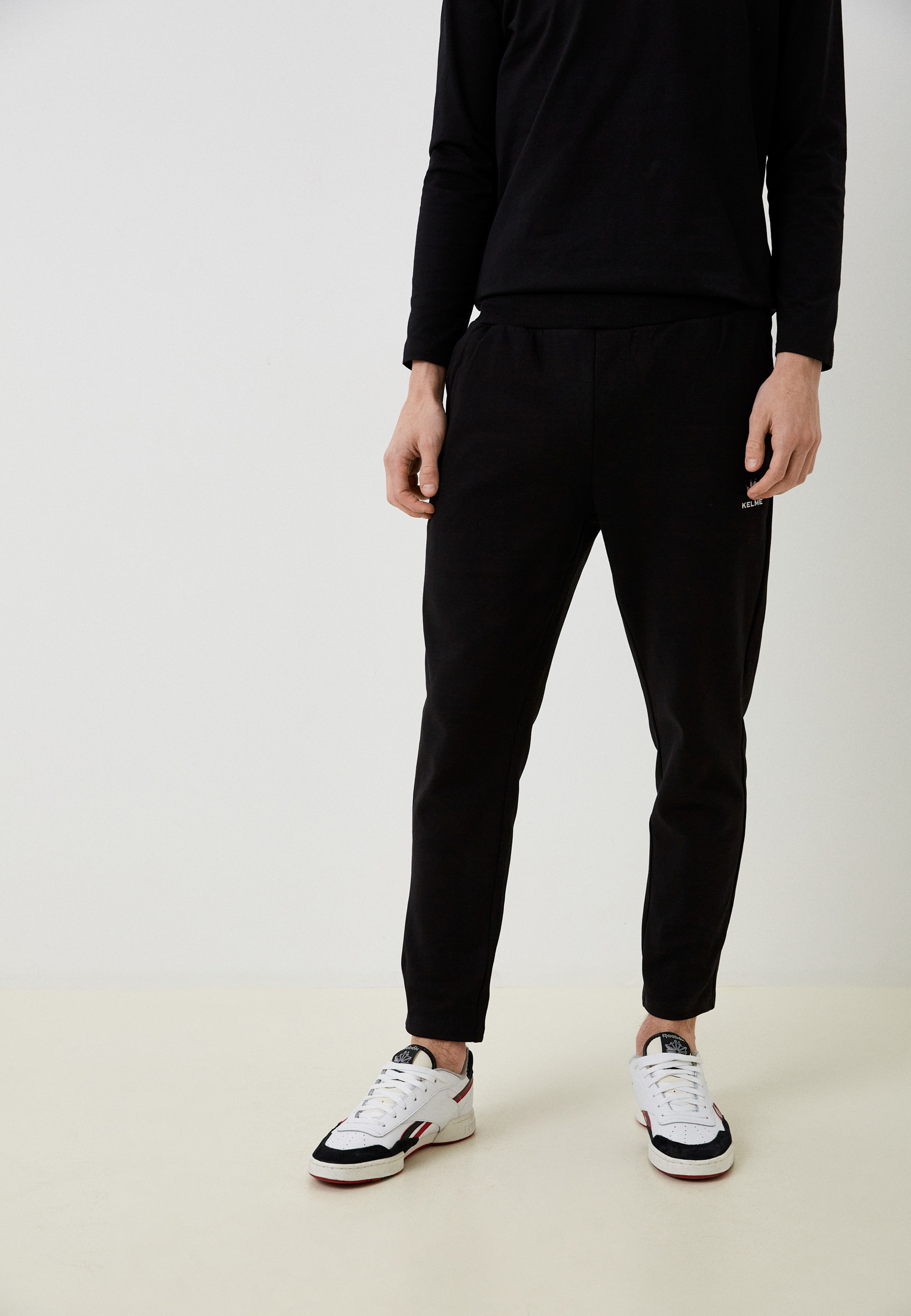 Брюки спортивные Kelme Мужские трикотажные брюки, цвет: черный ...