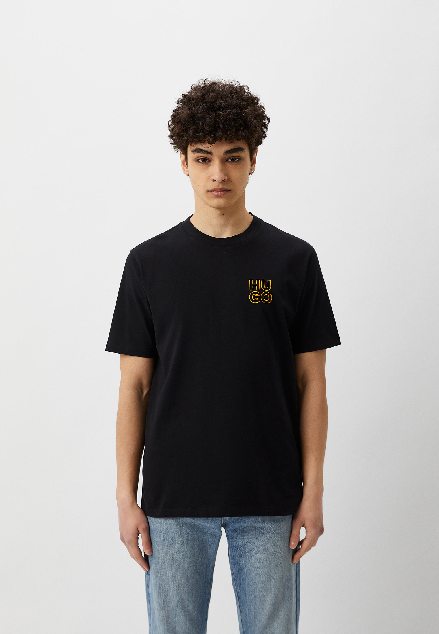Футболка Hugo, цвет: черный, RTLACQ884301 — купить в интернет-магазине ...