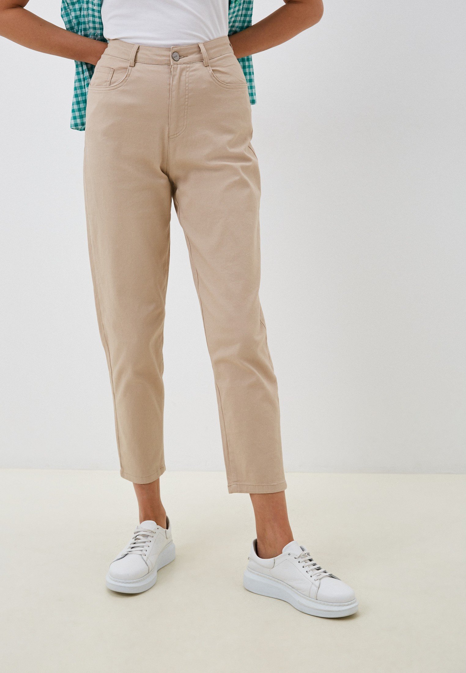 Брюки Chic de Femme, цвет: бежевый, RTLACQ924901 — купить в интернет ...