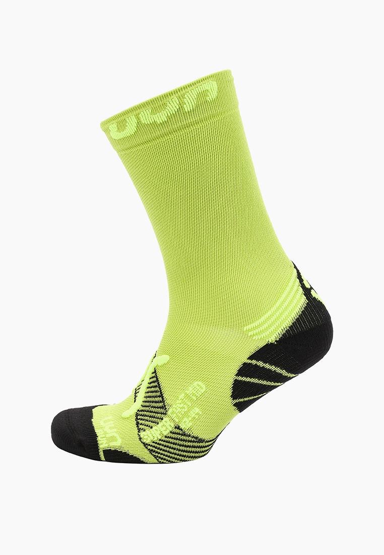 Носки UYN MAN RUN SUPER FAST MID SOCKS, цвет: зеленый, RTLACR613101 ...