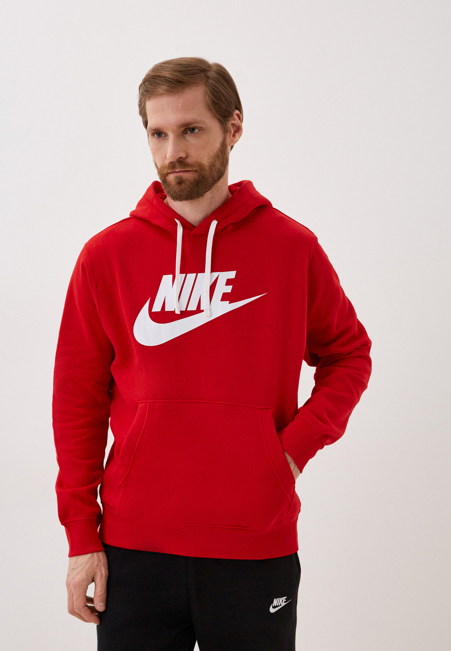 Худи Nike Hoodie NSW CLUB PO BB GX, цвет: красный, RTLACR843101 ...