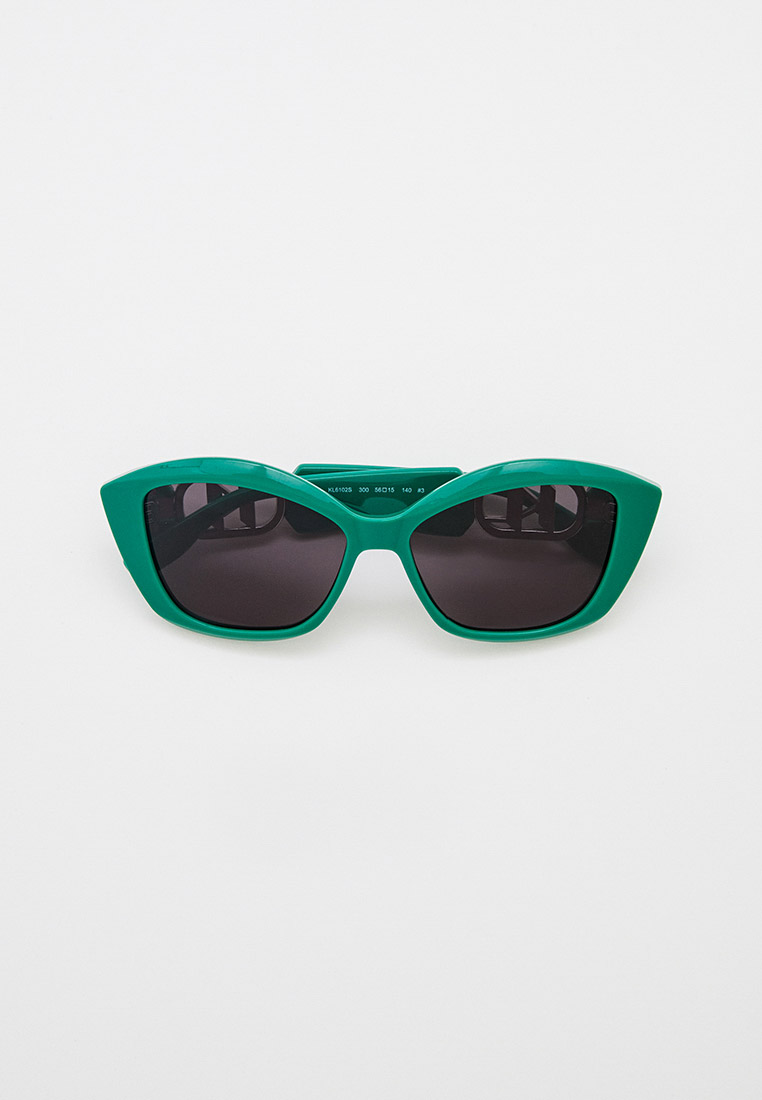 Очки солнцезащитные Karl Lagerfeld KL6102S 300, цвет: зеленый ...