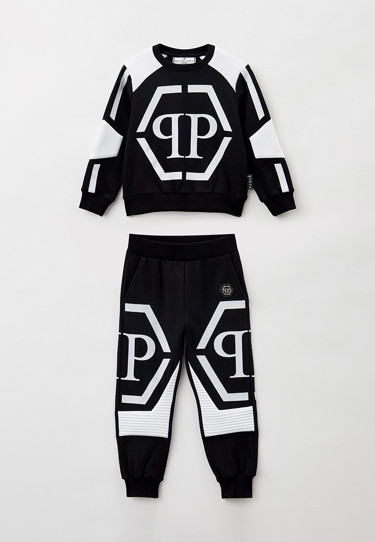 Костюм спортивный Philipp Plein, цвет: черный, RTLACR972301 — купить в ...