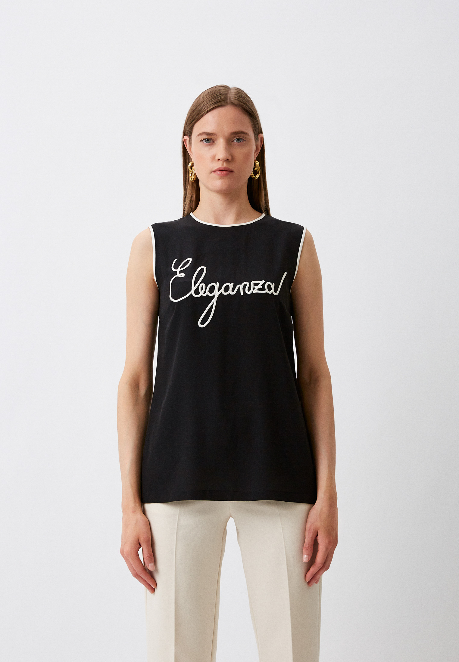 Майка Dolce&Gabbana, цвет: черный, RTLACS067701 — купить в интернет ...