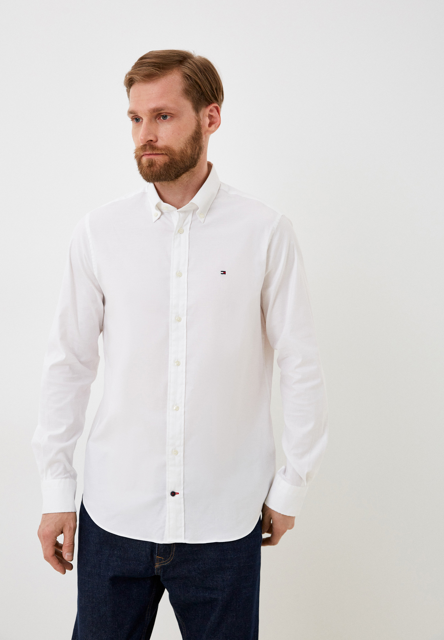 Рубашка Tommy Hilfiger OXFORD, цвет: белый, RTLACS315901 — купить в ...
