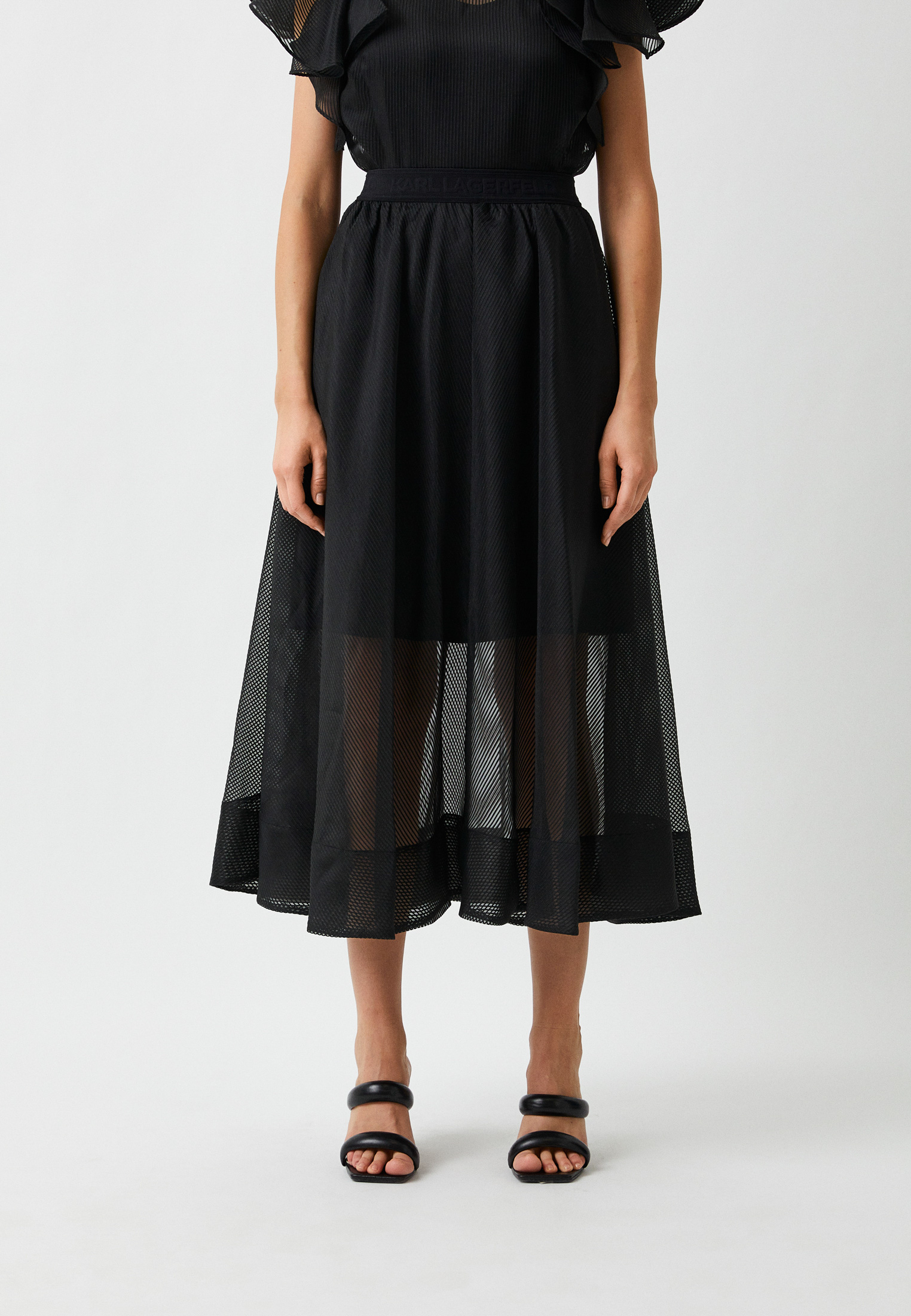 Юбка Karl Lagerfeld, цвет: черный, RTLACS322901 — купить в интернет ...