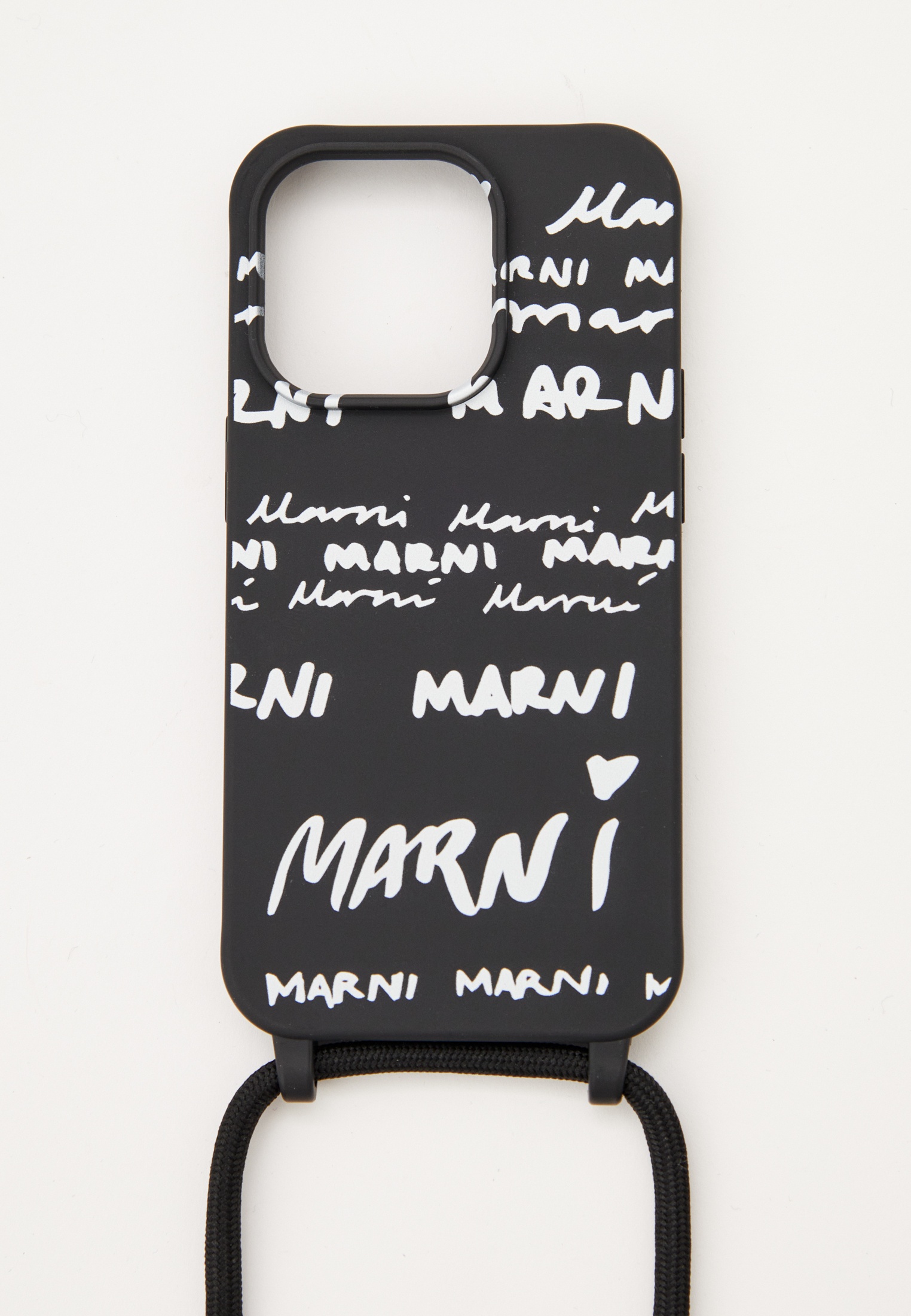 Чехол для iPhone Marni на шнурке, цвет: черный, RTLACS758101 — купить в ...