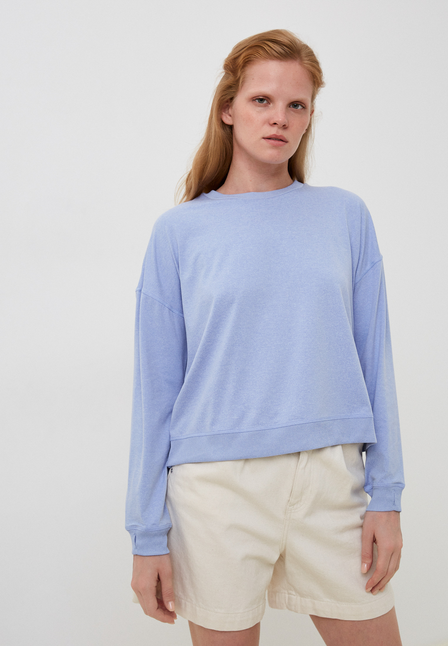Свитшот Roxy SUNMGHTSHNCREW J KTTP PHNH, цвет: голубой, RTLACS774001 ...